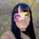 This is a lengthy video featuring a masked girl walking to a remote location outdoors in the woods. She inserts a suppository and then takes a small shit. About 168MB. Exactly 10 minutes.